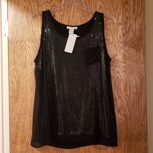 Sequined Tank Top